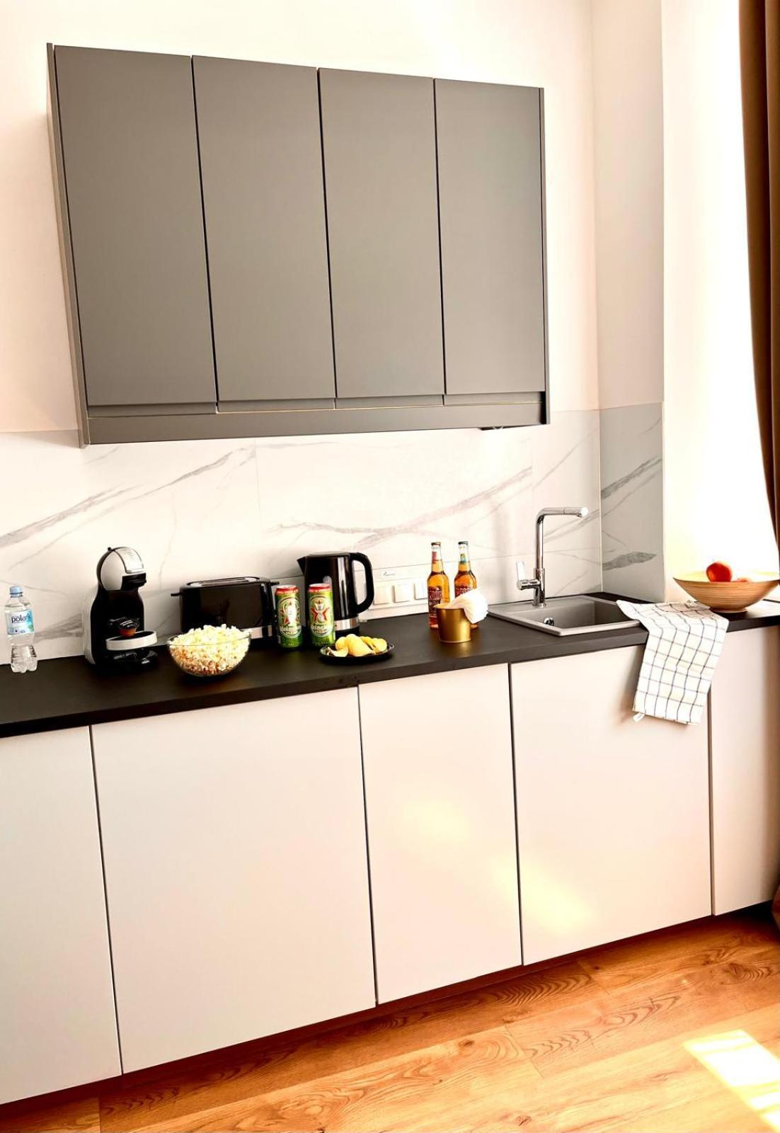 Super 1 Bed Room Condo In Warszawa Center Exteriör bild